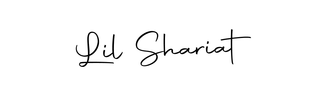 Use a signature maker to create a handwritten signature online. With this signature software, you can design (Autography-DOLnW) your own signature for name Lil Shariat. Lil Shariat signature style 10 images and pictures png