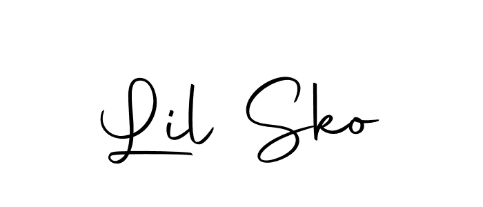 if you are searching for the best signature style for your name Lil Sko. so please give up your signature search. here we have designed multiple signature styles  using Autography-DOLnW. Lil Sko signature style 10 images and pictures png