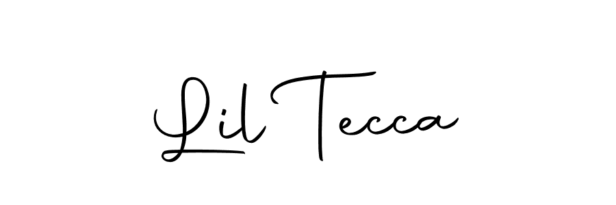 Make a beautiful signature design for name Lil Tecca. With this signature (Autography-DOLnW) style, you can create a handwritten signature for free. Lil Tecca signature style 10 images and pictures png