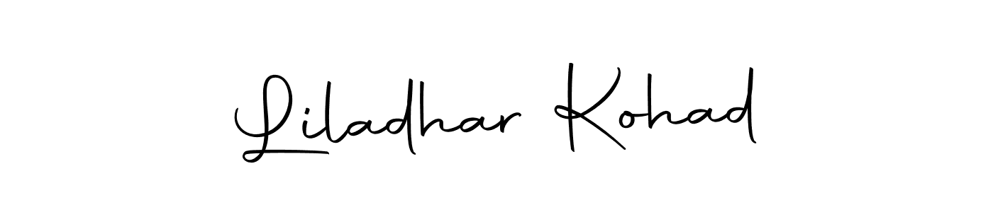 How to Draw Liladhar Kohad signature style? Autography-DOLnW is a latest design signature styles for name Liladhar Kohad. Liladhar Kohad signature style 10 images and pictures png