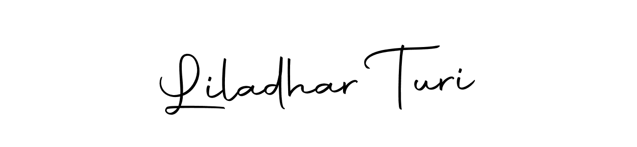 Similarly Autography-DOLnW is the best handwritten signature design. Signature creator online .You can use it as an online autograph creator for name Liladhar Turi. Liladhar Turi signature style 10 images and pictures png