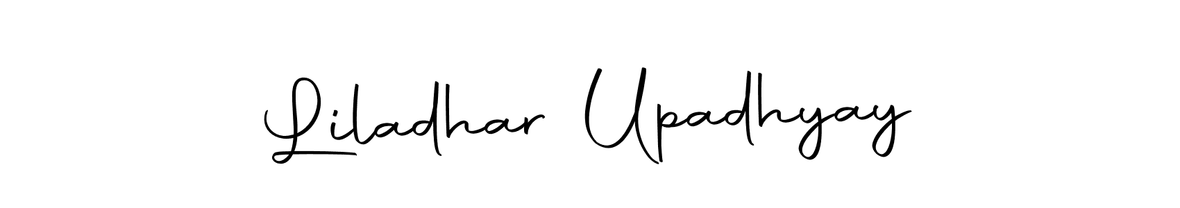 You can use this online signature creator to create a handwritten signature for the name Liladhar Upadhyay. This is the best online autograph maker. Liladhar Upadhyay signature style 10 images and pictures png