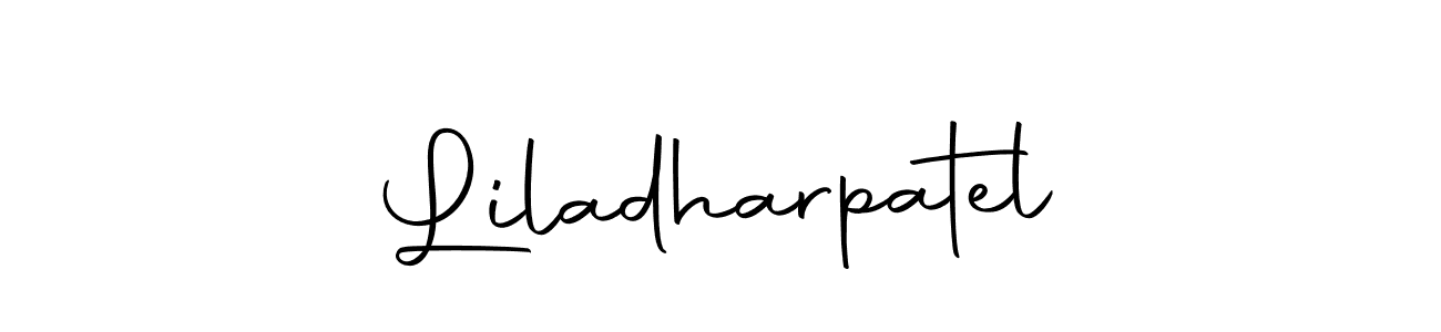 Make a beautiful signature design for name Liladharpatel. With this signature (Autography-DOLnW) style, you can create a handwritten signature for free. Liladharpatel signature style 10 images and pictures png