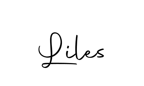 Similarly Autography-DOLnW is the best handwritten signature design. Signature creator online .You can use it as an online autograph creator for name Liles. Liles signature style 10 images and pictures png