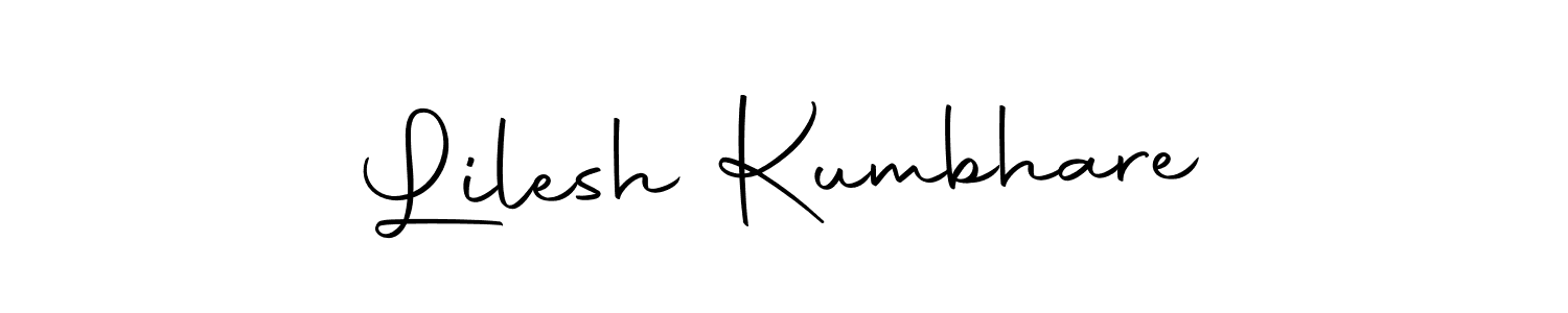Use a signature maker to create a handwritten signature online. With this signature software, you can design (Autography-DOLnW) your own signature for name Lilesh Kumbhare. Lilesh Kumbhare signature style 10 images and pictures png