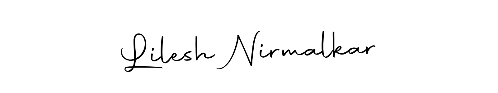 Also we have Lilesh Nirmalkar name is the best signature style. Create professional handwritten signature collection using Autography-DOLnW autograph style. Lilesh Nirmalkar signature style 10 images and pictures png
