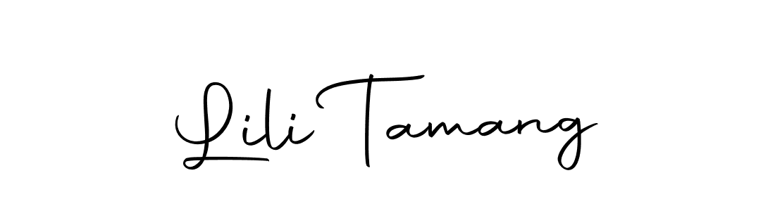 Also we have Lili Tamang name is the best signature style. Create professional handwritten signature collection using Autography-DOLnW autograph style. Lili Tamang signature style 10 images and pictures png