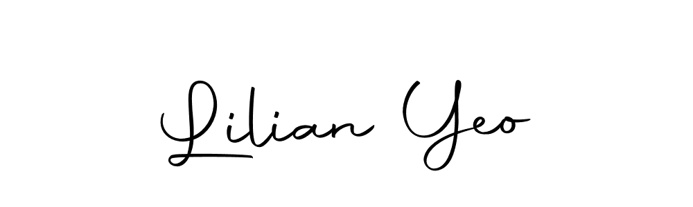 Autography-DOLnW is a professional signature style that is perfect for those who want to add a touch of class to their signature. It is also a great choice for those who want to make their signature more unique. Get Lilian Yeo name to fancy signature for free. Lilian Yeo signature style 10 images and pictures png