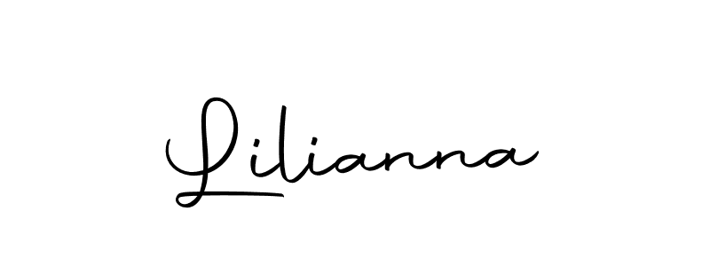 The best way (Autography-DOLnW) to make a short signature is to pick only two or three words in your name. The name Lilianna include a total of six letters. For converting this name. Lilianna signature style 10 images and pictures png