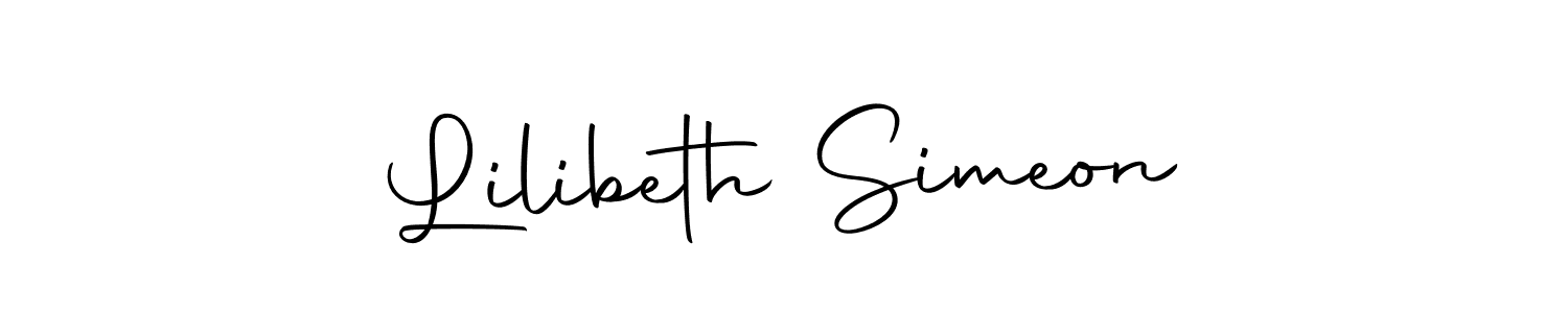 This is the best signature style for the Lilibeth Simeon name. Also you like these signature font (Autography-DOLnW). Mix name signature. Lilibeth Simeon signature style 10 images and pictures png