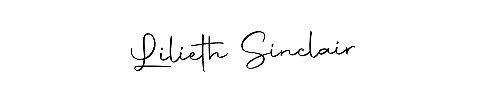 Once you've used our free online signature maker to create your best signature Autography-DOLnW style, it's time to enjoy all of the benefits that Lilieth Sinclair name signing documents. Lilieth Sinclair signature style 10 images and pictures png