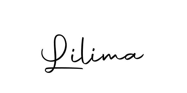 Make a beautiful signature design for name Lilima. With this signature (Autography-DOLnW) style, you can create a handwritten signature for free. Lilima signature style 10 images and pictures png