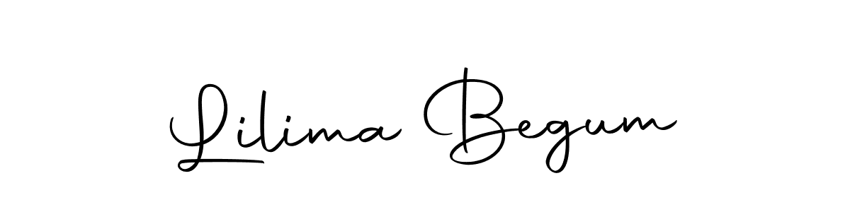 Make a short Lilima Begum signature style. Manage your documents anywhere anytime using Autography-DOLnW. Create and add eSignatures, submit forms, share and send files easily. Lilima Begum signature style 10 images and pictures png