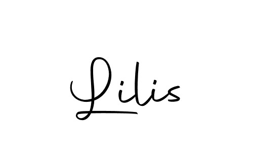 The best way (Autography-DOLnW) to make a short signature is to pick only two or three words in your name. The name Lilis include a total of six letters. For converting this name. Lilis signature style 10 images and pictures png