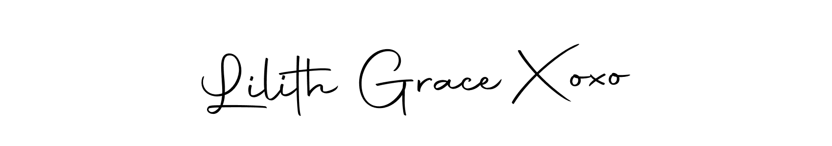 This is the best signature style for the Lilith Grace Xoxo name. Also you like these signature font (Autography-DOLnW). Mix name signature. Lilith Grace Xoxo signature style 10 images and pictures png