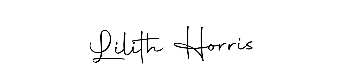 Lilith Horris stylish signature style. Best Handwritten Sign (Autography-DOLnW) for my name. Handwritten Signature Collection Ideas for my name Lilith Horris. Lilith Horris signature style 10 images and pictures png