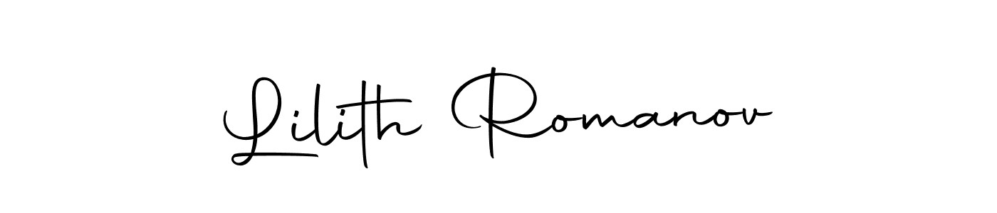 Lilith Romanov stylish signature style. Best Handwritten Sign (Autography-DOLnW) for my name. Handwritten Signature Collection Ideas for my name Lilith Romanov. Lilith Romanov signature style 10 images and pictures png