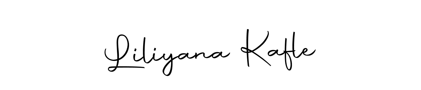 Liliyana Kafle stylish signature style. Best Handwritten Sign (Autography-DOLnW) for my name. Handwritten Signature Collection Ideas for my name Liliyana Kafle. Liliyana Kafle signature style 10 images and pictures png