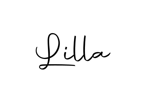 How to make Lilla name signature. Use Autography-DOLnW style for creating short signs online. This is the latest handwritten sign. Lilla signature style 10 images and pictures png