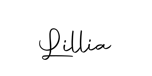 Use a signature maker to create a handwritten signature online. With this signature software, you can design (Autography-DOLnW) your own signature for name Lillia. Lillia signature style 10 images and pictures png