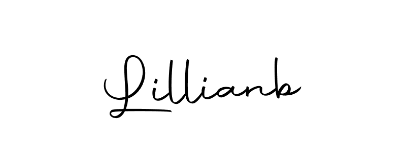 Here are the top 10 professional signature styles for the name Lillianb. These are the best autograph styles you can use for your name. Lillianb signature style 10 images and pictures png