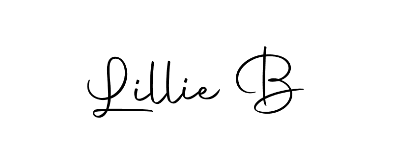It looks lik you need a new signature style for name Lillie B. Design unique handwritten (Autography-DOLnW) signature with our free signature maker in just a few clicks. Lillie B signature style 10 images and pictures png