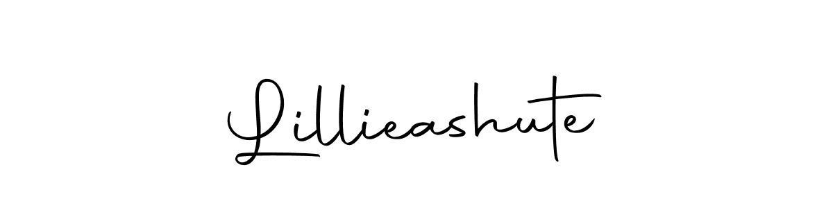 Make a short Lillieashute signature style. Manage your documents anywhere anytime using Autography-DOLnW. Create and add eSignatures, submit forms, share and send files easily. Lillieashute signature style 10 images and pictures png