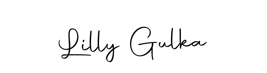 Use a signature maker to create a handwritten signature online. With this signature software, you can design (Autography-DOLnW) your own signature for name Lilly Gulka. Lilly Gulka signature style 10 images and pictures png