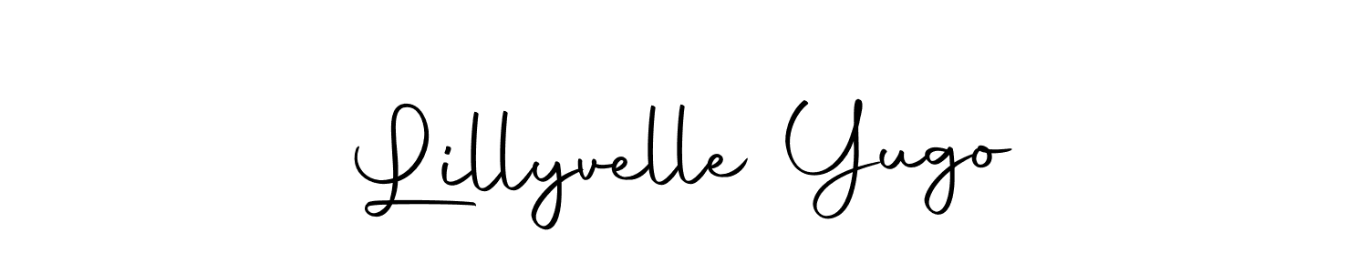 You can use this online signature creator to create a handwritten signature for the name Lillyvelle Yugo. This is the best online autograph maker. Lillyvelle Yugo signature style 10 images and pictures png