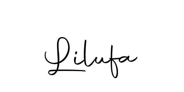 Create a beautiful signature design for name Lilufa. With this signature (Autography-DOLnW) fonts, you can make a handwritten signature for free. Lilufa signature style 10 images and pictures png