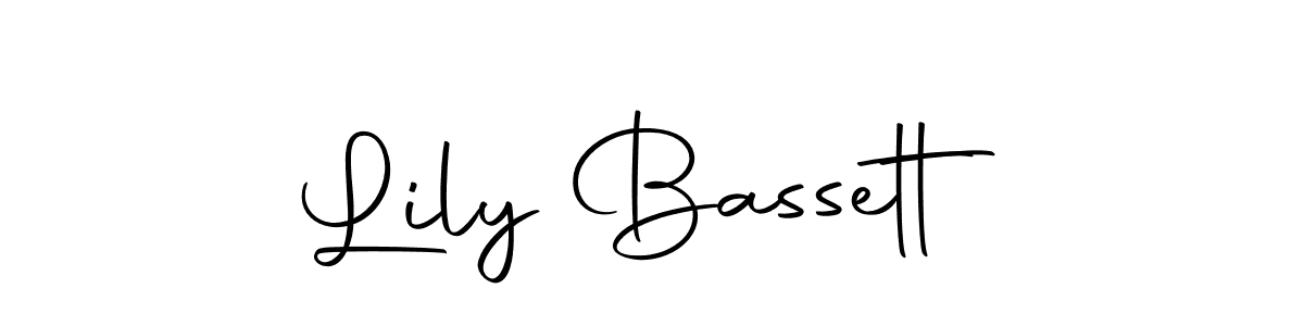 Create a beautiful signature design for name Lily Bassett. With this signature (Autography-DOLnW) fonts, you can make a handwritten signature for free. Lily Bassett signature style 10 images and pictures png