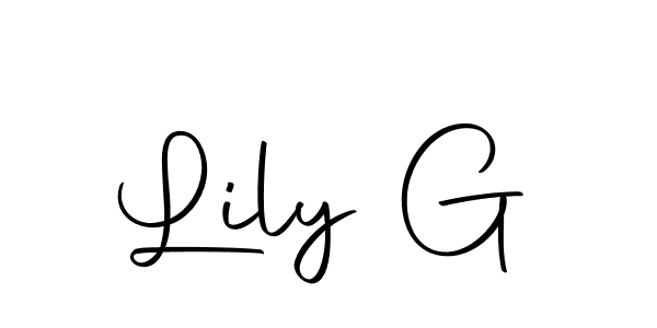 Use a signature maker to create a handwritten signature online. With this signature software, you can design (Autography-DOLnW) your own signature for name Lily G. Lily G signature style 10 images and pictures png