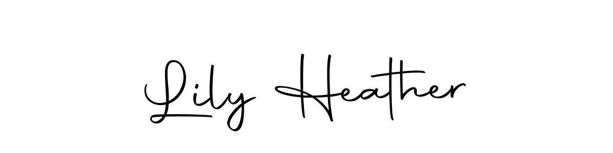 The best way (Autography-DOLnW) to make a short signature is to pick only two or three words in your name. The name Lily Heather include a total of six letters. For converting this name. Lily Heather signature style 10 images and pictures png