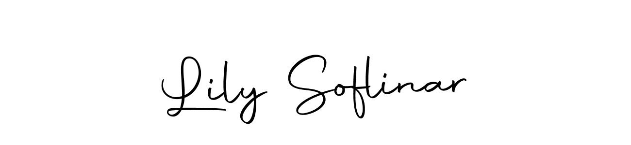 Create a beautiful signature design for name Lily Soflinar. With this signature (Autography-DOLnW) fonts, you can make a handwritten signature for free. Lily Soflinar signature style 10 images and pictures png