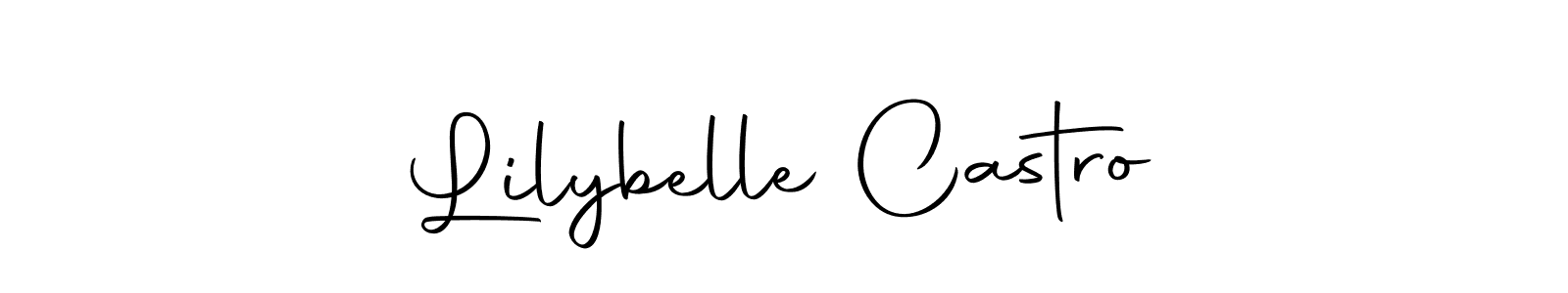 Make a beautiful signature design for name Lilybelle Castro. With this signature (Autography-DOLnW) style, you can create a handwritten signature for free. Lilybelle Castro signature style 10 images and pictures png