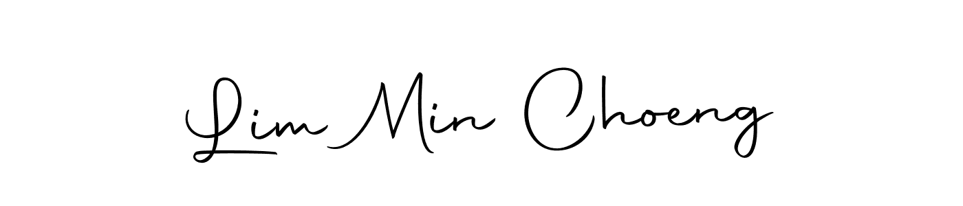 Create a beautiful signature design for name Lim Min Choeng. With this signature (Autography-DOLnW) fonts, you can make a handwritten signature for free. Lim Min Choeng signature style 10 images and pictures png