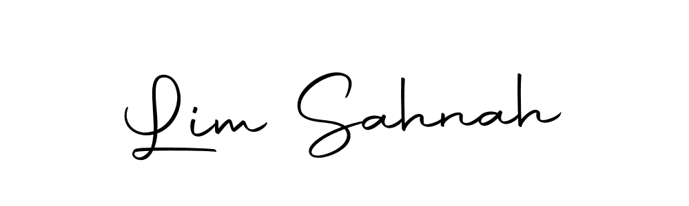 How to make Lim Sahnah signature? Autography-DOLnW is a professional autograph style. Create handwritten signature for Lim Sahnah name. Lim Sahnah signature style 10 images and pictures png