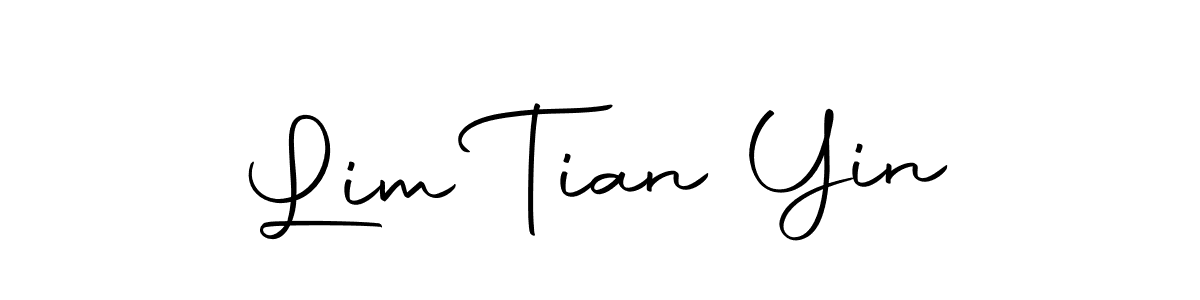 You can use this online signature creator to create a handwritten signature for the name Lim Tian Yin. This is the best online autograph maker. Lim Tian Yin signature style 10 images and pictures png