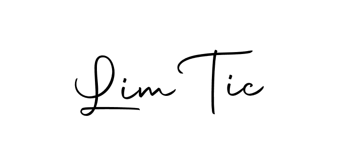 How to make Lim Tic signature? Autography-DOLnW is a professional autograph style. Create handwritten signature for Lim Tic name. Lim Tic signature style 10 images and pictures png