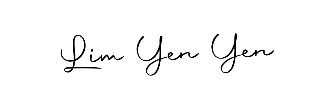 Similarly Autography-DOLnW is the best handwritten signature design. Signature creator online .You can use it as an online autograph creator for name Lim Yen Yen. Lim Yen Yen signature style 10 images and pictures png