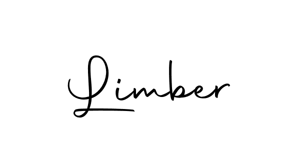 You should practise on your own different ways (Autography-DOLnW) to write your name (Limber) in signature. don't let someone else do it for you. Limber signature style 10 images and pictures png