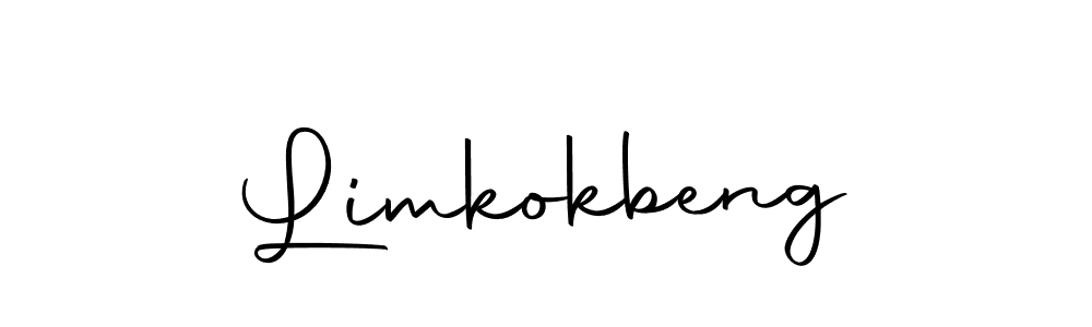 Make a beautiful signature design for name Limkokbeng. With this signature (Autography-DOLnW) style, you can create a handwritten signature for free. Limkokbeng signature style 10 images and pictures png