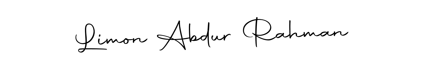 The best way (Autography-DOLnW) to make a short signature is to pick only two or three words in your name. The name Limon Abdur Rahman include a total of six letters. For converting this name. Limon Abdur Rahman signature style 10 images and pictures png