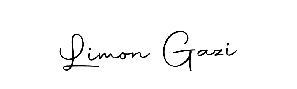 You can use this online signature creator to create a handwritten signature for the name Limon Gazi. This is the best online autograph maker. Limon Gazi signature style 10 images and pictures png