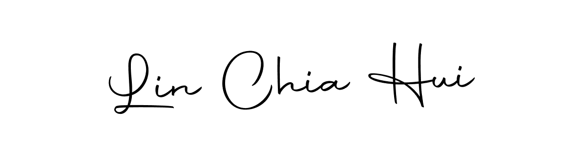 Design your own signature with our free online signature maker. With this signature software, you can create a handwritten (Autography-DOLnW) signature for name Lin Chia Hui. Lin Chia Hui signature style 10 images and pictures png