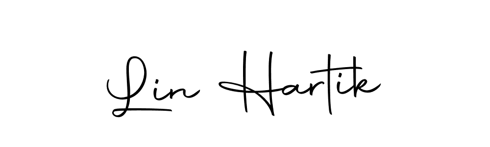 This is the best signature style for the Lin Hartik name. Also you like these signature font (Autography-DOLnW). Mix name signature. Lin Hartik signature style 10 images and pictures png