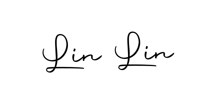 Design your own signature with our free online signature maker. With this signature software, you can create a handwritten (Autography-DOLnW) signature for name Lin Lin. Lin Lin signature style 10 images and pictures png