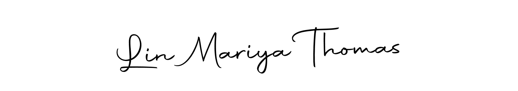 You can use this online signature creator to create a handwritten signature for the name Lin Mariya Thomas. This is the best online autograph maker. Lin Mariya Thomas signature style 10 images and pictures png