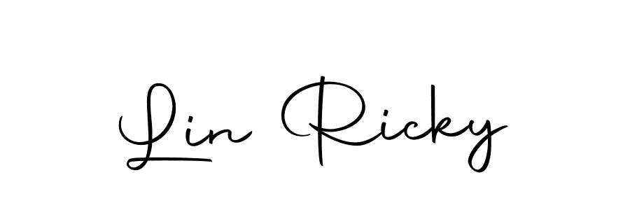 How to make Lin Ricky signature? Autography-DOLnW is a professional autograph style. Create handwritten signature for Lin Ricky name. Lin Ricky signature style 10 images and pictures png