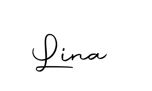 if you are searching for the best signature style for your name Lina . so please give up your signature search. here we have designed multiple signature styles  using Autography-DOLnW. Lina  signature style 10 images and pictures png